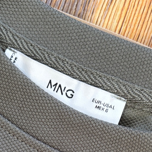 Mango Charcoal Green/Gray Sweatsuit, Loungewear SZ L - Picture 3 of 13